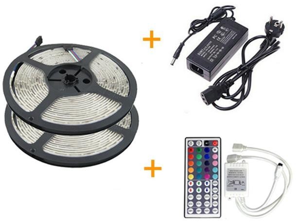 10 m RGB LED zsinór 5050 Bentech távirányítóval