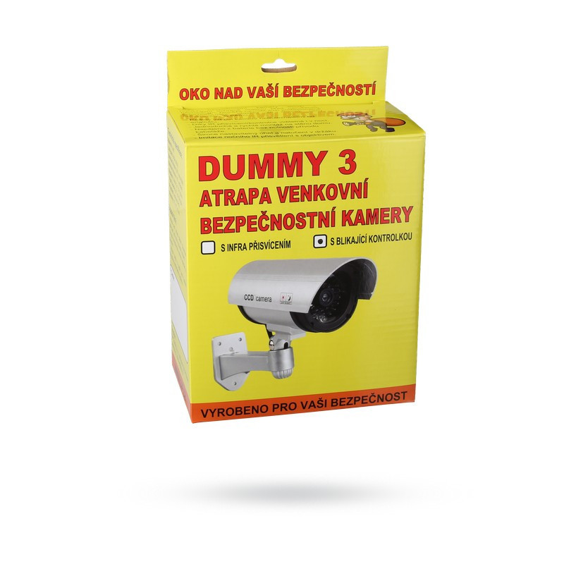 Kültéri biztonsági hamis kamera Dummy3-IR infravörös megvilágítással