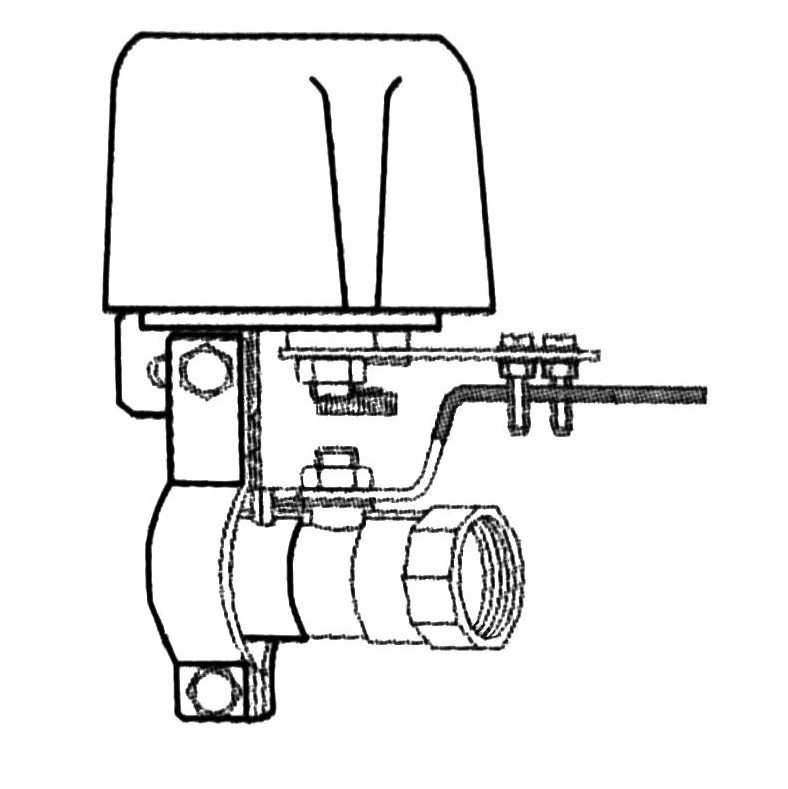 Elektronikus automata víz- vagy gázrelzáró szelep eSTOP eS-02