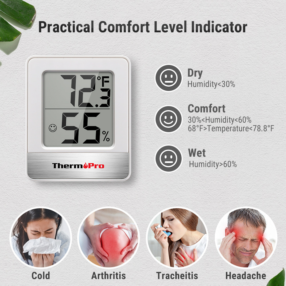 Digitális hőmérő és páratartalommérő ThermoPro TP-49W