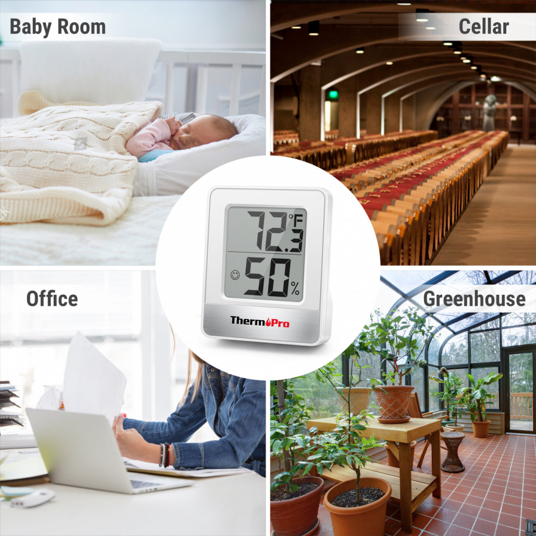 Digitális hőmérő és páratartalommérő ThermoPro TP-49W