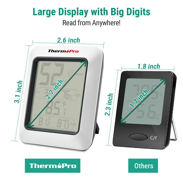 Digitális hőmérő és páratartalommérő ThermoPro TP-50