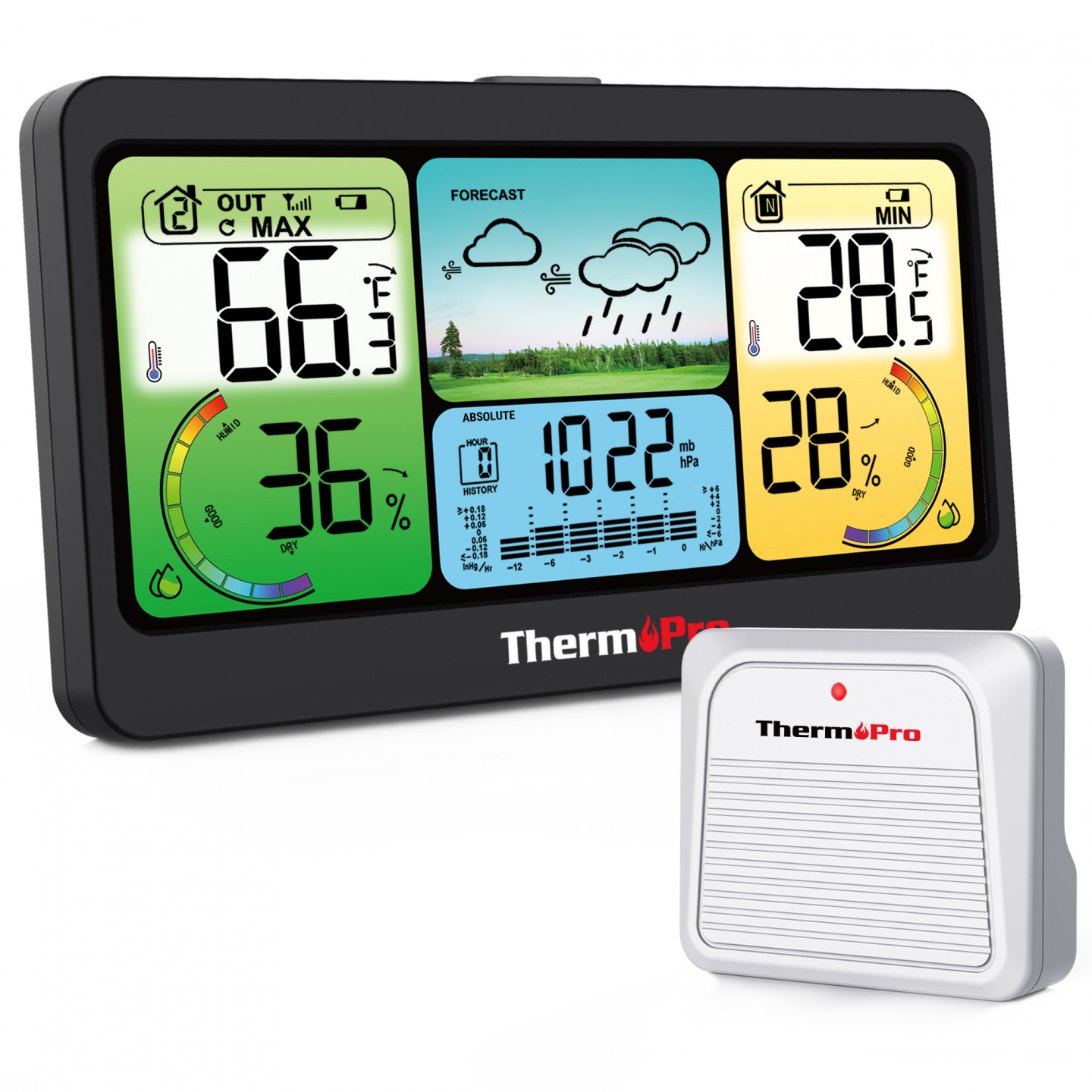 Digitális hőmérő és páratartalommérő ThermoPro TP-280