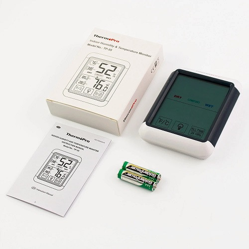 Digitális hőmérő és páratartalommérő ThermoPro TP55