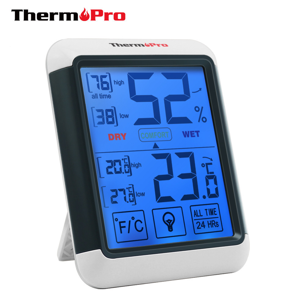 Digitális hőmérő és páratartalommérő ThermoPro TP55